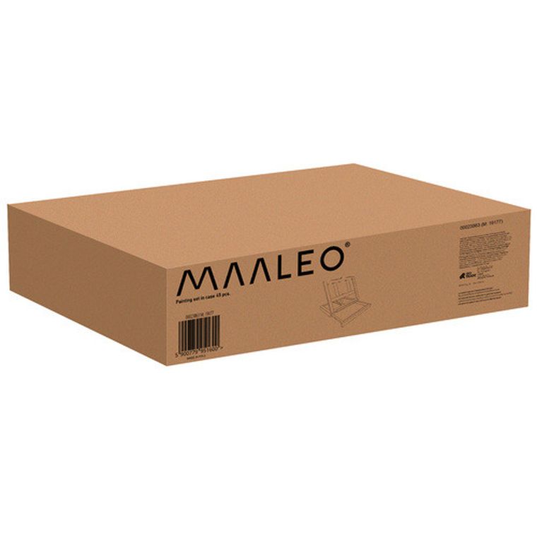 Maaleo, zestaw do malowania w walizce, 45 szt.