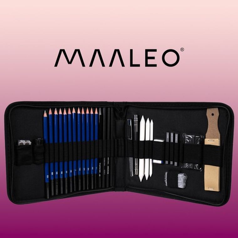 Maaleo, zestaw do szkicowana, 32 szt.