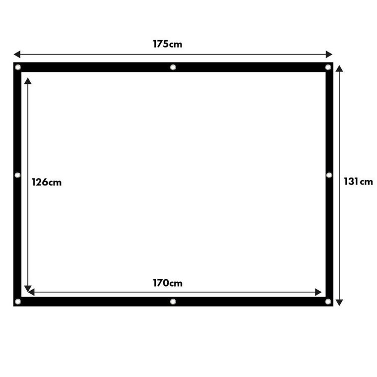 Maclean, ekran projekcyjny, 84", 4:3, 131-175 cm, MC-166