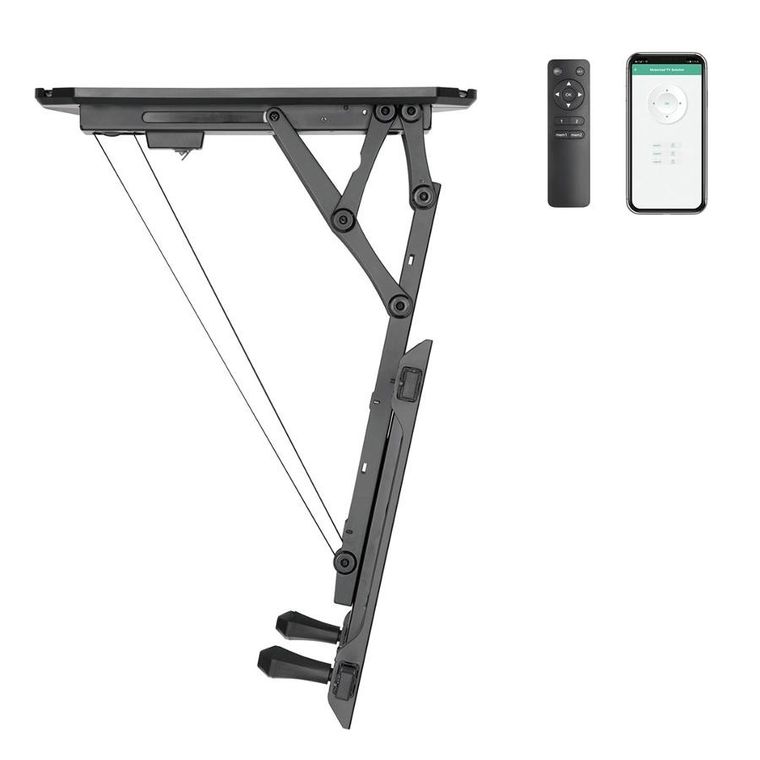 Maclean, uchwyt do telewizora, elektryczny, sufitowy, 32"-70", 35 kg, MC-880T