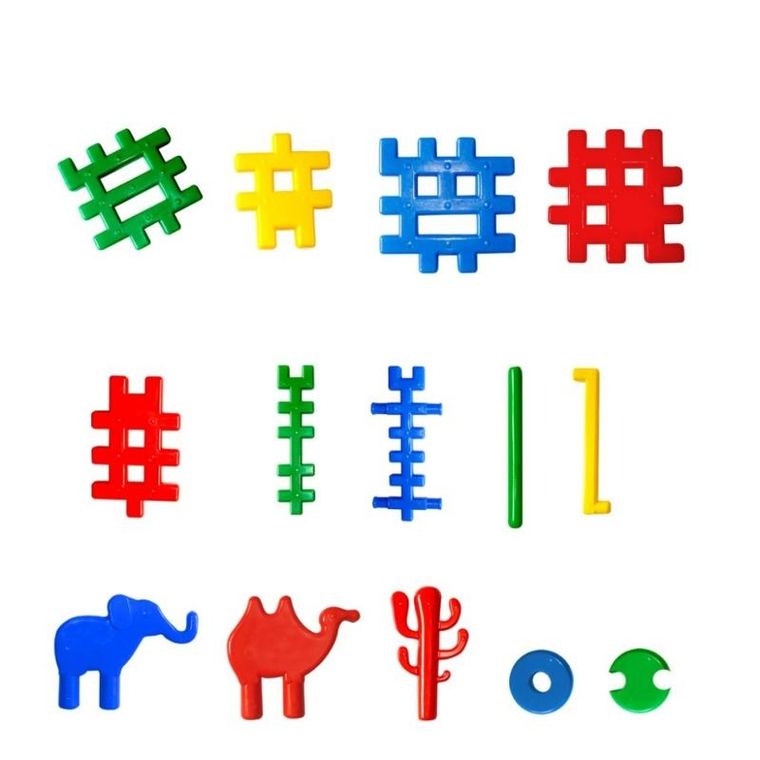 Macyszyn Toys, klocki konstrukcyjne, 60 elementów