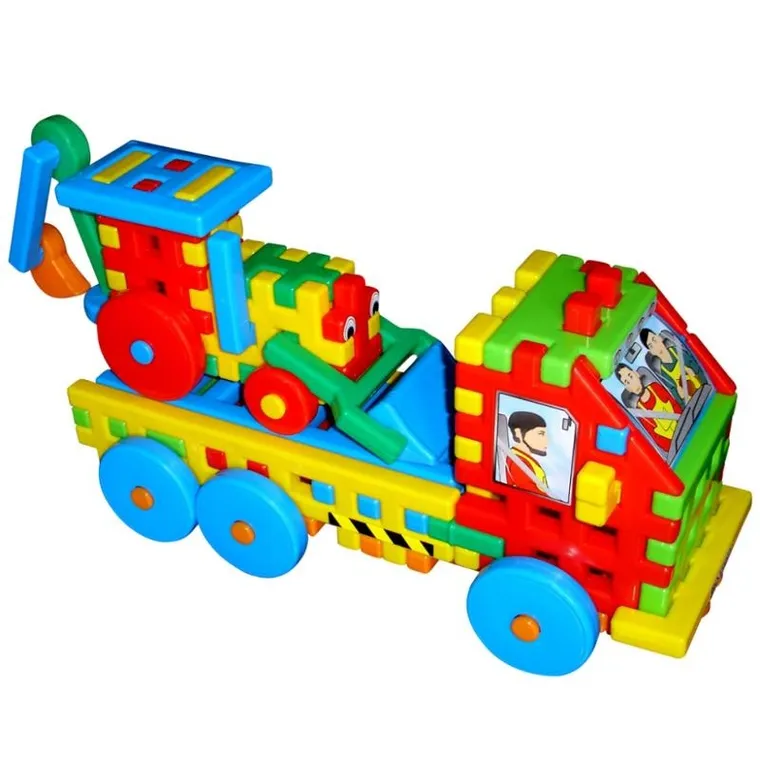 Macyszyn Toys, klocki konstrukcyjne, Ciężarówka z koparką
