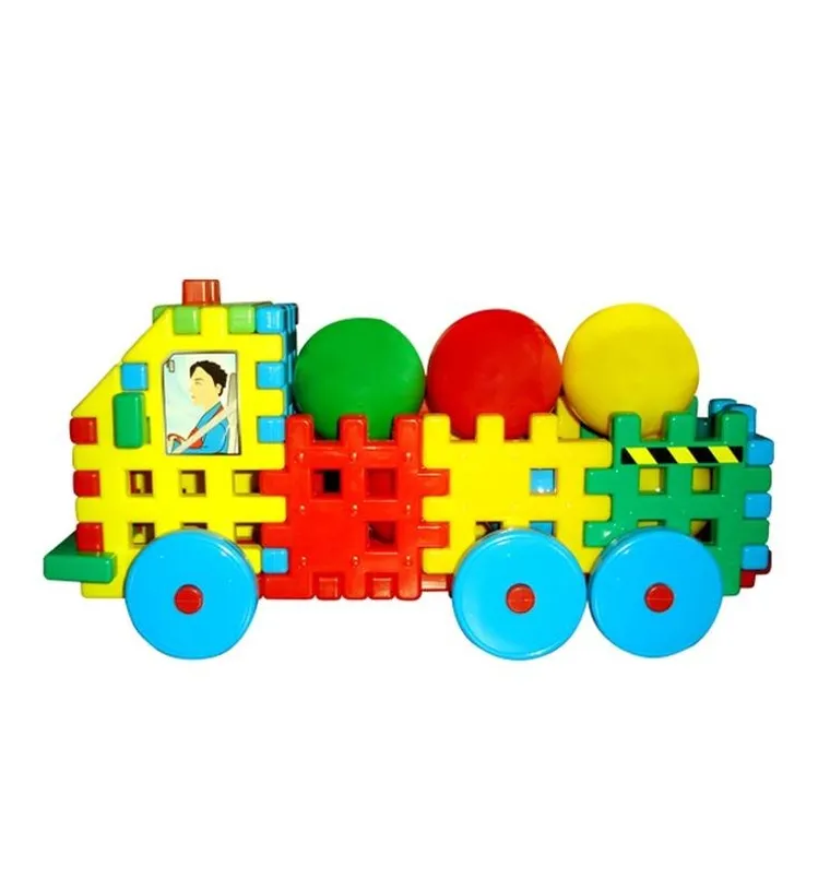 Macyszyn Toys, klocki konstrukcyjne, Ciężarówka z piłkami