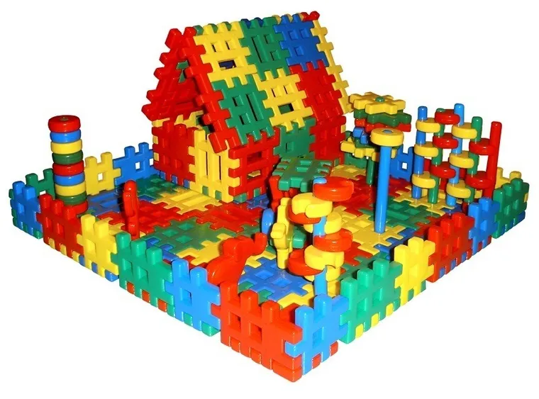 Macyszyn Toys, klocki konstrukcyjne, wafle, 110 elementów