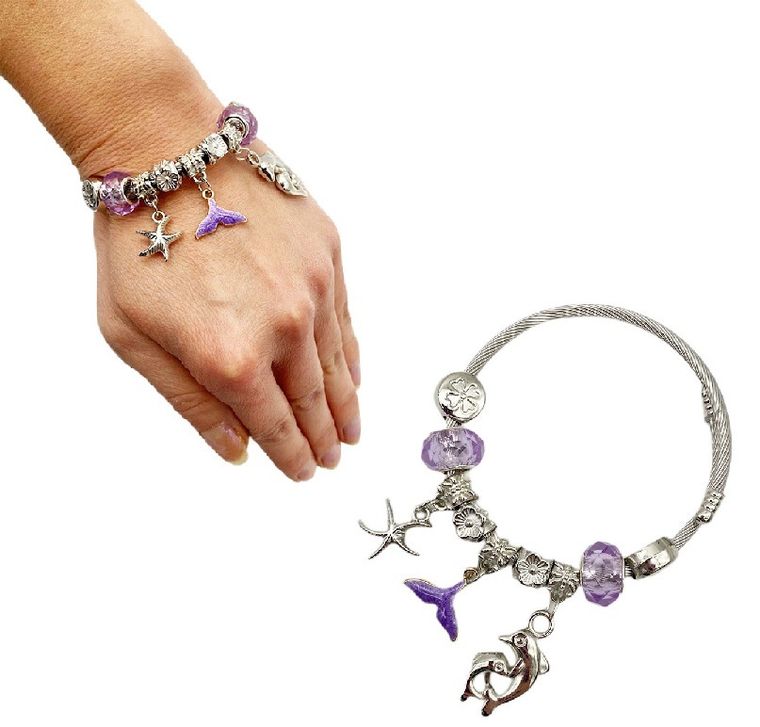 Madej, bransoletka z charmsami, 1 szt.