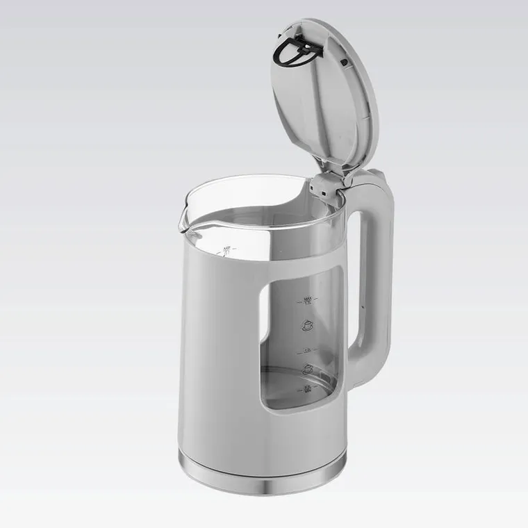 Maestro, czajnik elektryczny, szary, 1.7l, 2200W