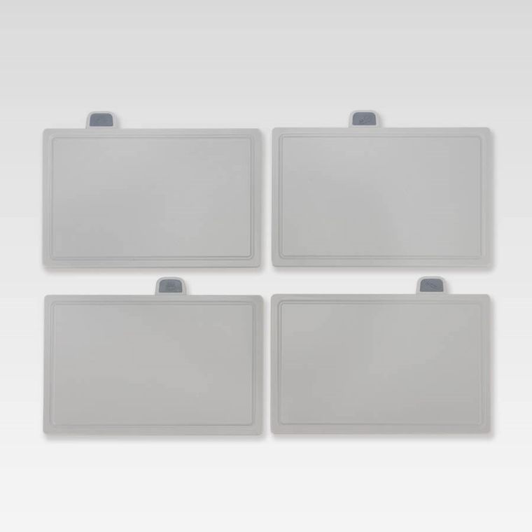 Maestro, zestaw noży i desek na podstawce, szary, MR-1412