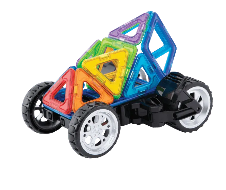 Magformers, Amazing Transform Wheel Set, klocki magnetyczne, 17 elementów