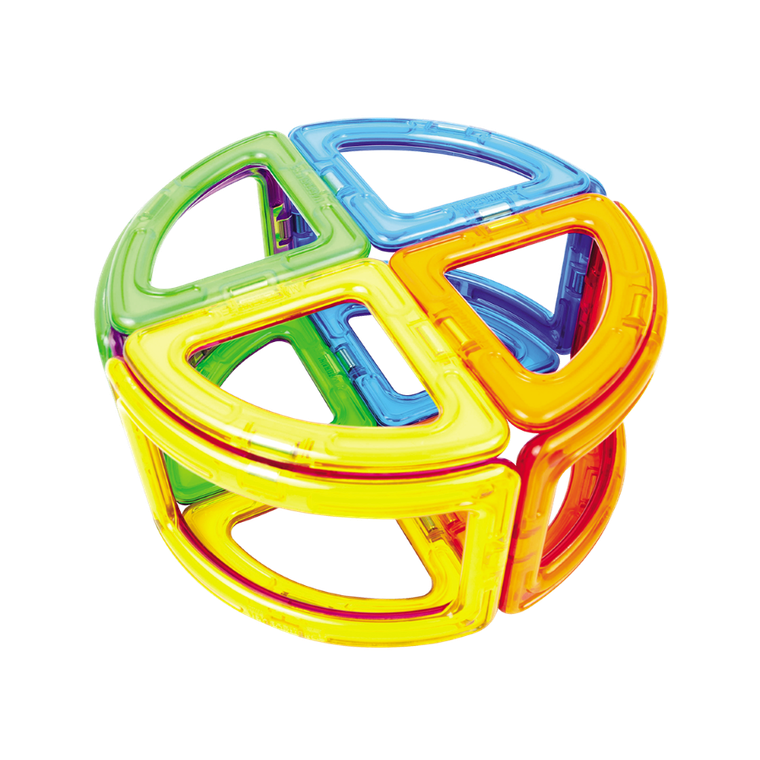 Magformers, Basic, Curve, klocki magnetyczne, 20 elementów