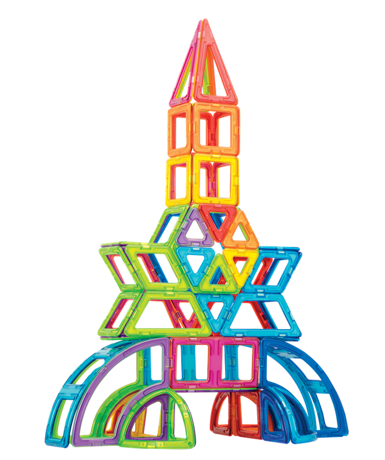 Magformers, Basic, magnetyczne klocki, 90 elementów