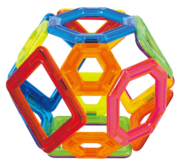 Magformers, Basic Plus, Challenger, klocki magnetyczne, 14 elementów