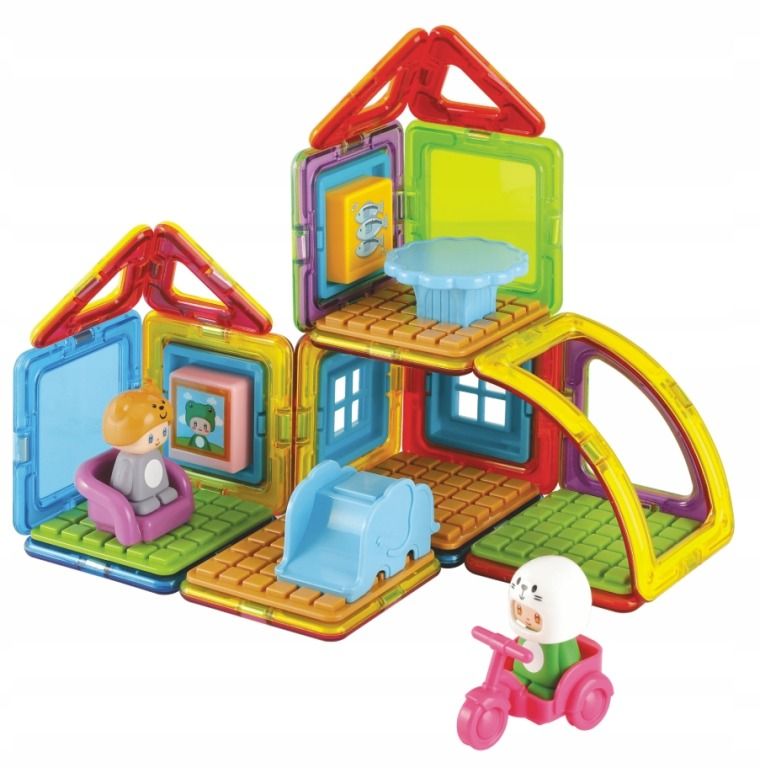 Magformers, Cube House, Pingwin, klocki magnetyczne, 20 elementów