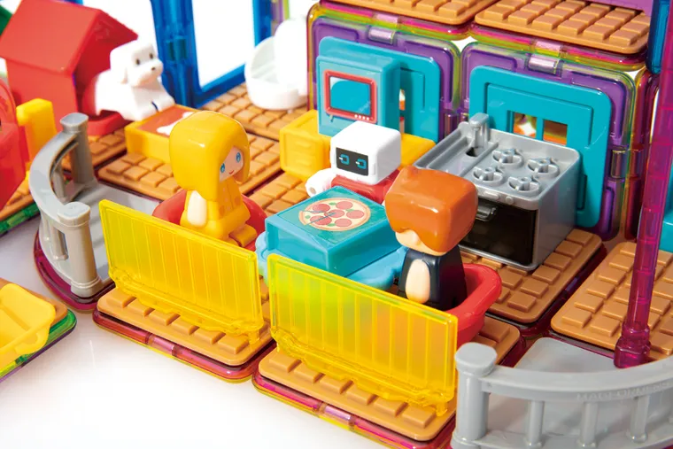 Magformers, Max's Plauground, klocki magnetyczne, 33 elementy