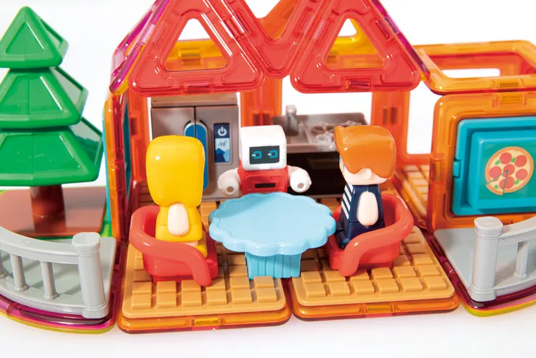 Magformers, Minibot's Kitchen, klocki magnetyczne, 33 elementy