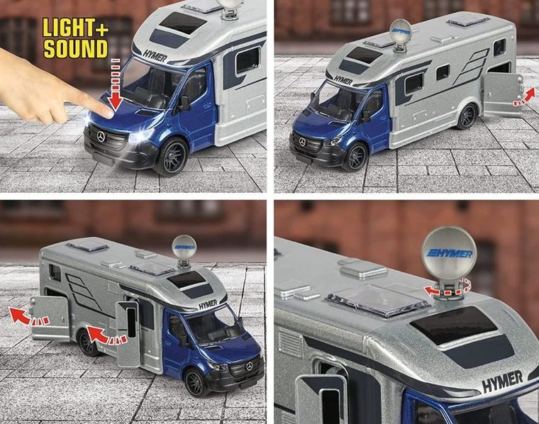 Majorette, Hymer B-Class, kamper, 19 cm