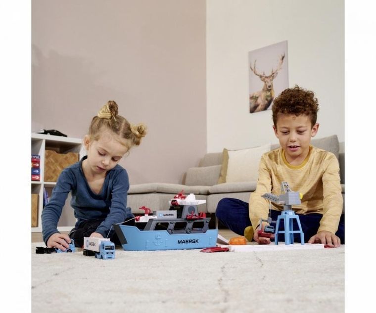 Majorette, Maersk, stacja portowa, zestaw