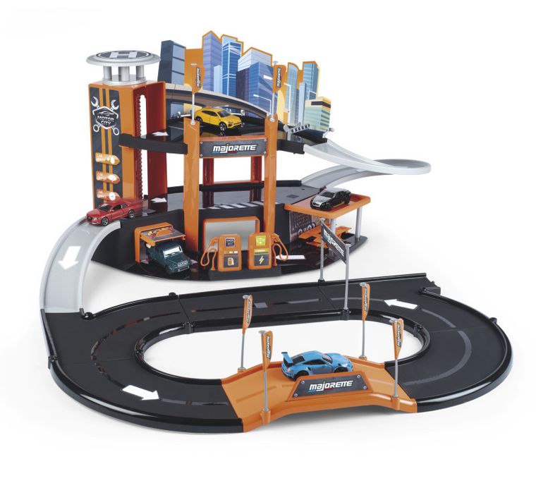 Majorette, Motor City Plus, garaż z pojazdem