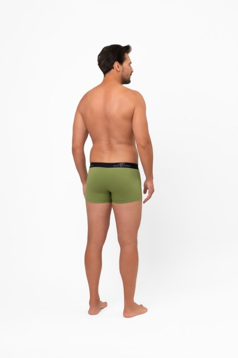 Majtki bokserki męskie, khaki, Aleksander, Italian Fashion