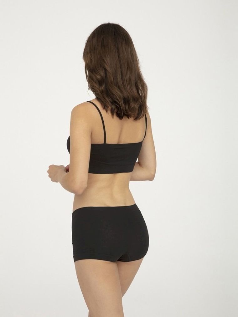 Majtki figi damskie, czarne, Short Viki, Gatta