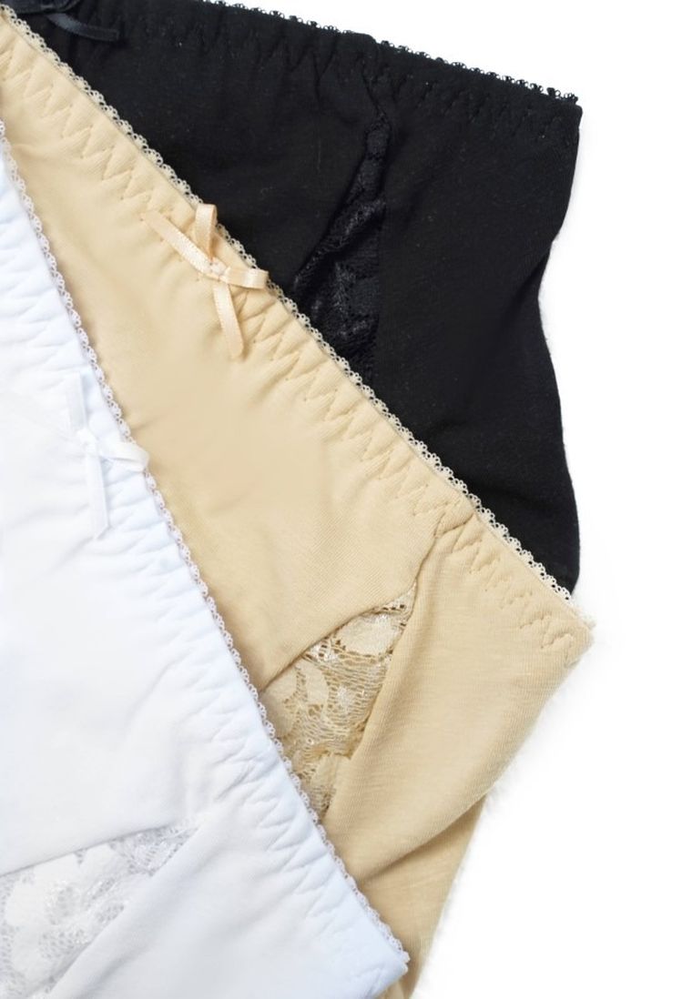 Majtki figi damskie, mix, zestaw, 3 szt., Uniconf