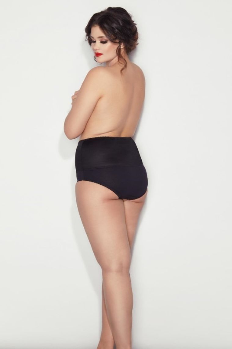 Majtki figi damskie, modelujące, czarne, Iga, Mitex