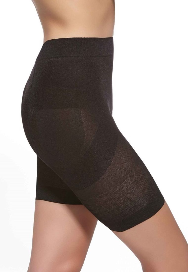 Majtki reformy damskie, wyszczuplające, czarne, Bas Bleu