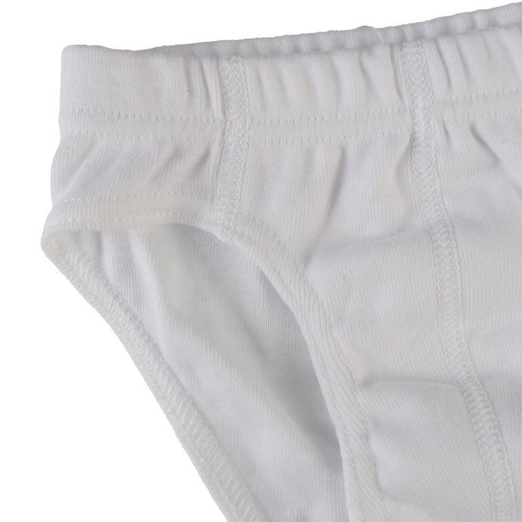 Majtki slipki chłopięce, białe, Saltex