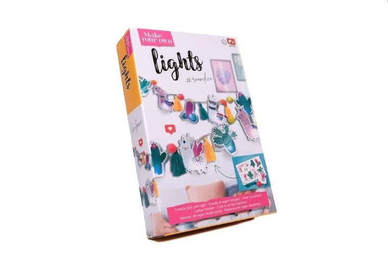 Make Your Own, lampka, girlanda LED, zestaw kreatywny