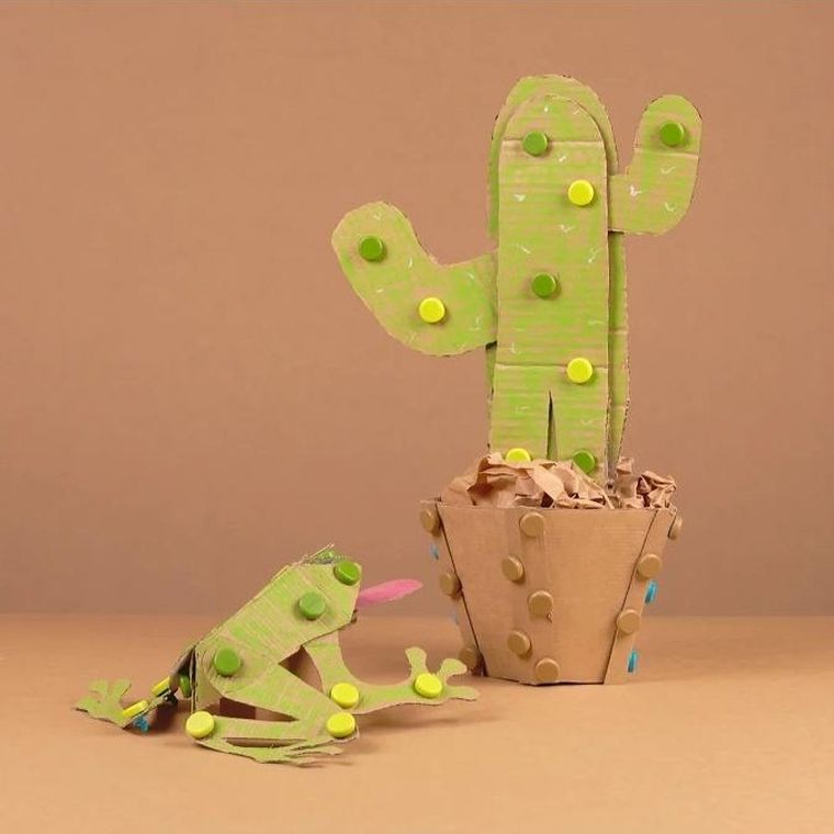 Makedo, Scru-Dot, ozdobne nakładki na śrubki, Wild Things, 36 elementów