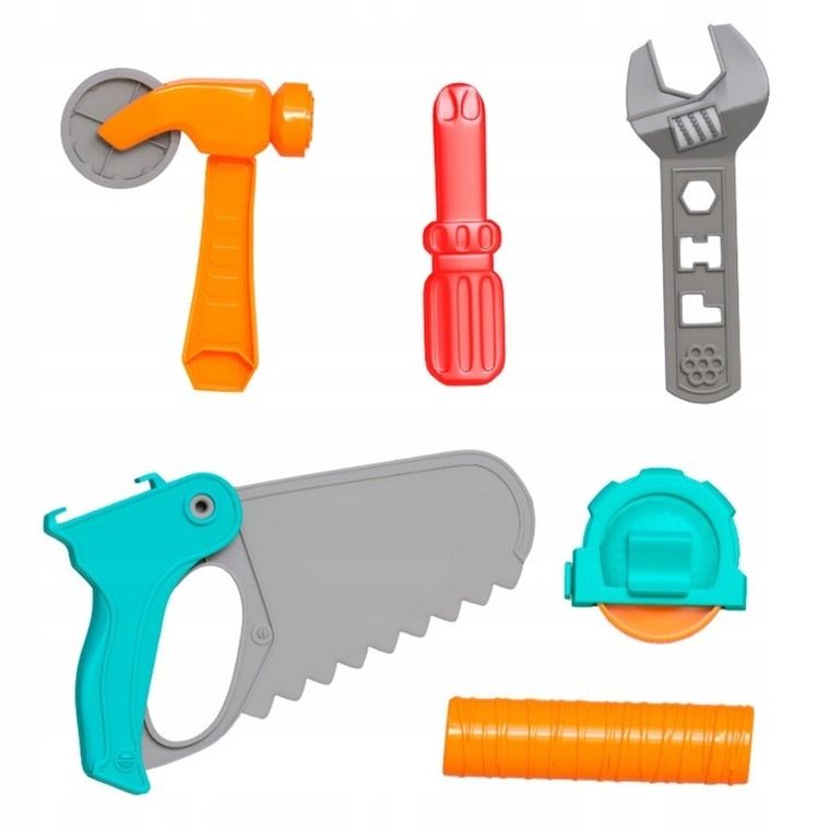 Maksik, ciastolina, narzędzia, mały pomocnik taty