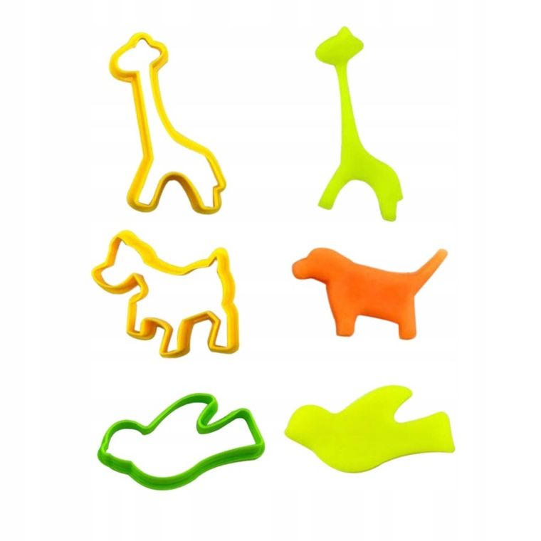 Maksik, ciastolina z foremkami