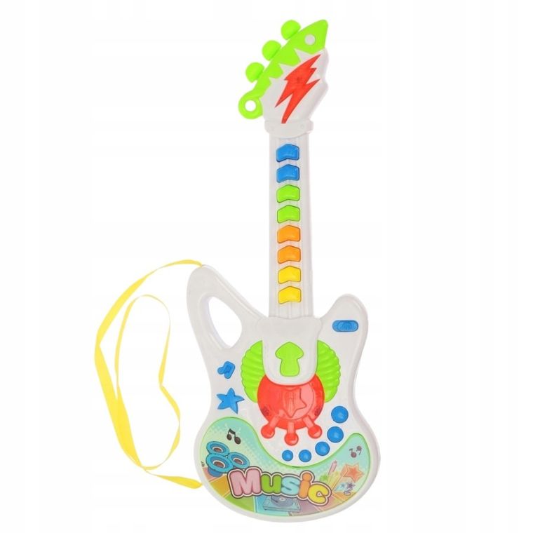 Maksik, gitara, zabawka interaktywna