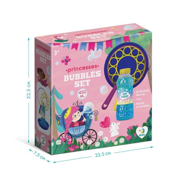 Maksik, Księżniczki, zestaw do baniek mydlanych, 450 ml