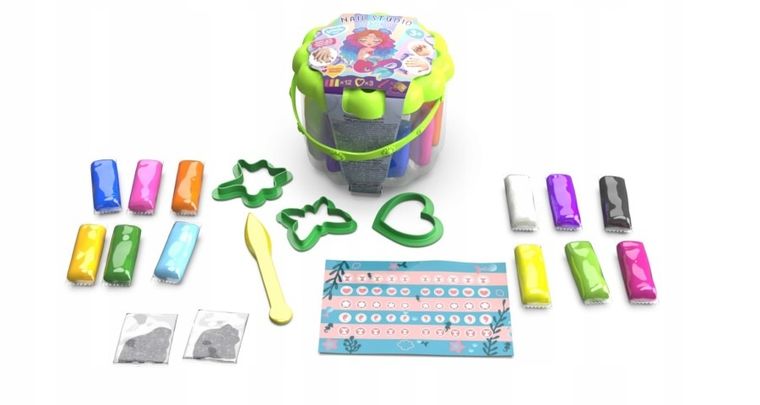 Maksik, Nail Studio, zestaw ciastoliny do stylizacji paznokci