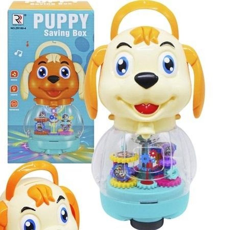 Maksik, skarbonka interaktywna z pieskiem