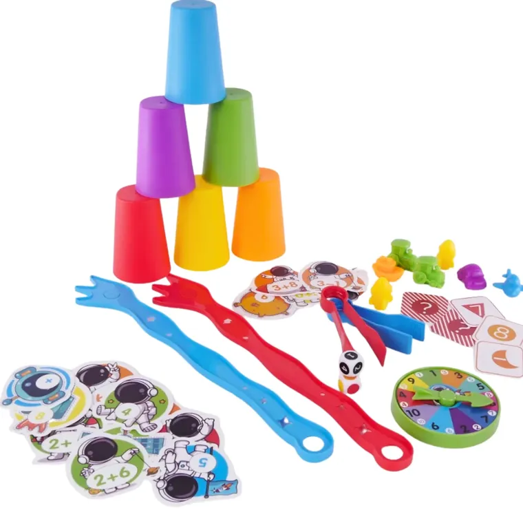 Maksik, Środki transportu, nauka kolorów i liczenia, zestaw edukacyjny