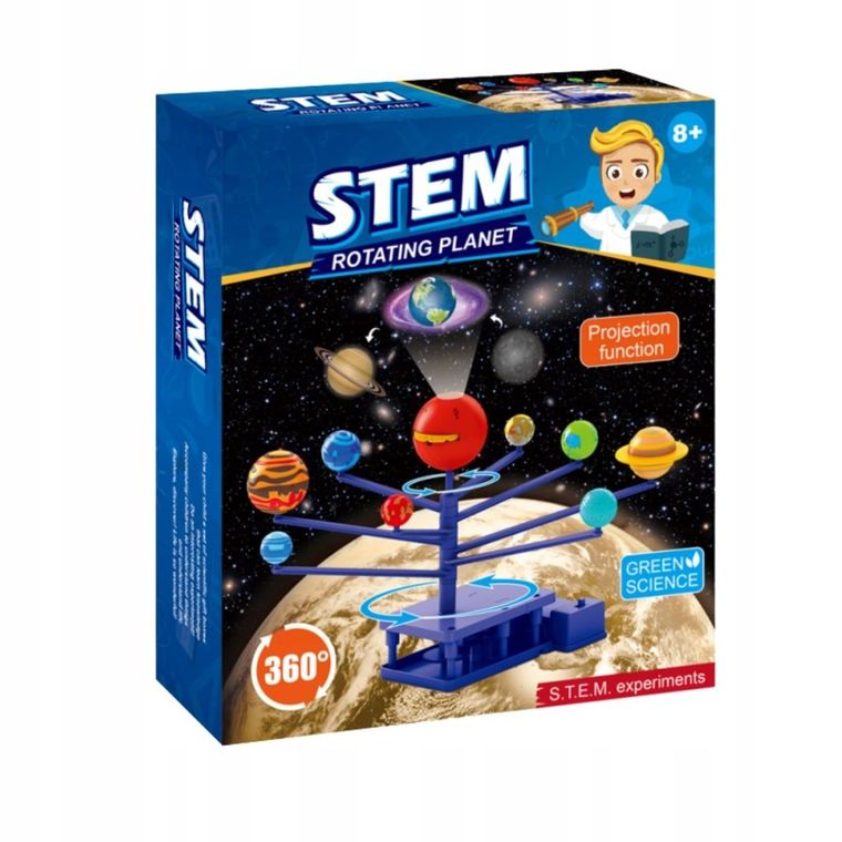 Maksik, Stem ruchome planety, zestaw edukacyjny