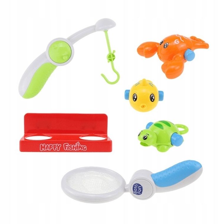 Maksik, zestaw zabawek do kąpieli i łowienia