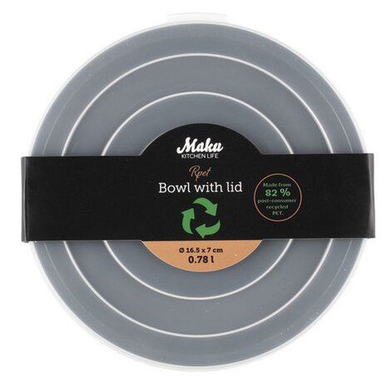 Maku, plastikowa miska z wieczkiem, 780 ml