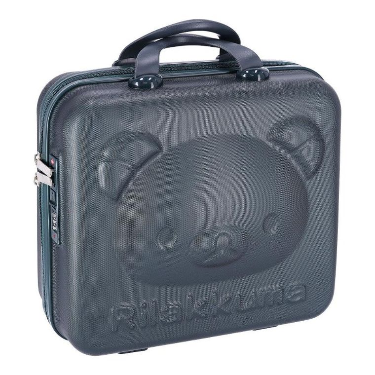 Mała walizka, kosmetyczka podróżna, ciemnozielona