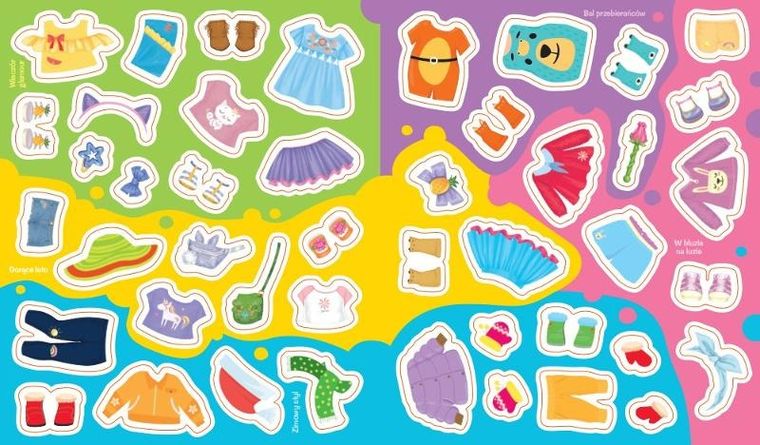 Małe modelki. Album z naklejkami