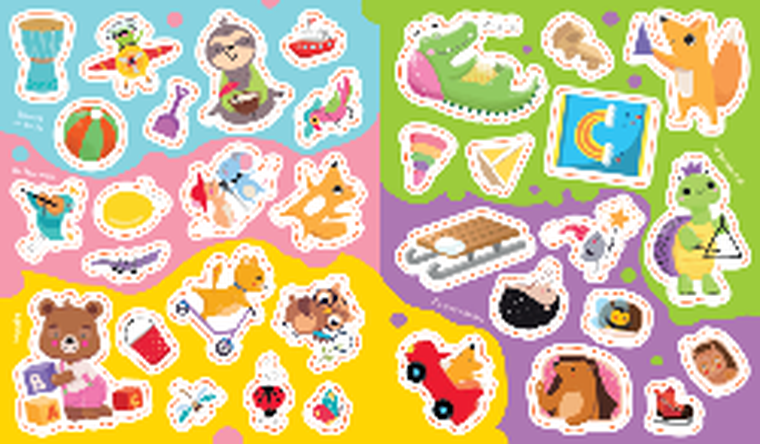 Małe zwierzaki. Album z naklejkami