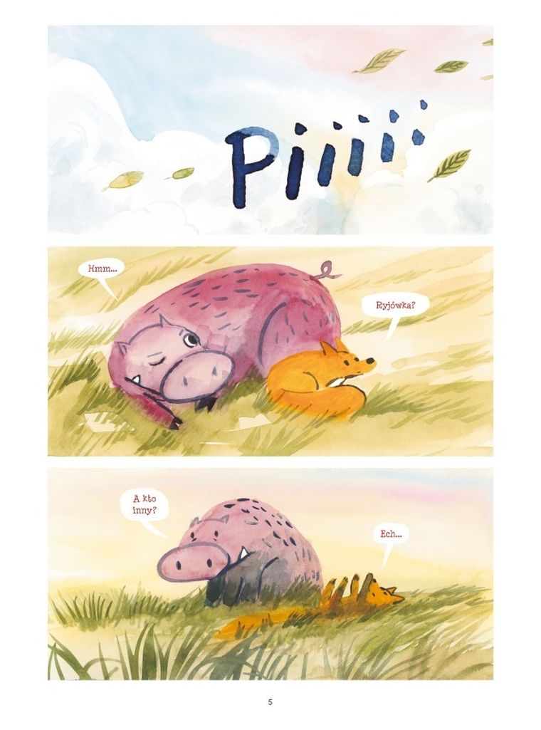 Malutki Lisek i Wielki Dzik. Tom 8. Trzy słowa