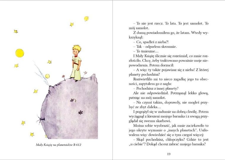 Mały Książę (ekskluzywne wydanie, ilustrowane brzegi)