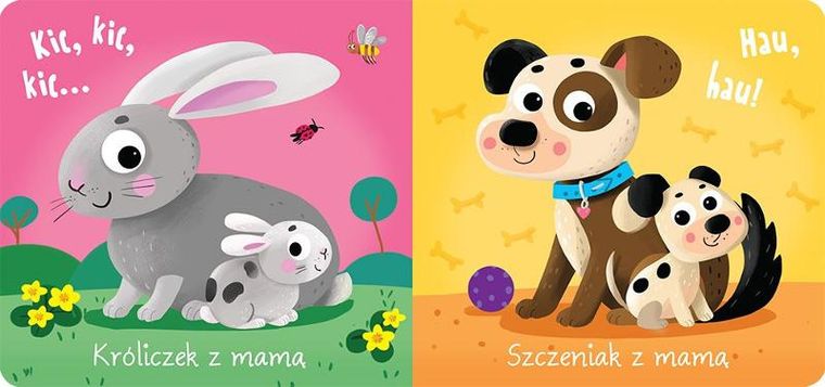 Mały miś to lubi! Szukamy mamy. Zwierzątka. Układanka + książeczka