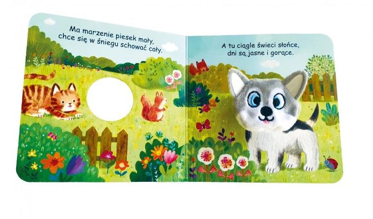 Mały piesek. Książka z pacynką