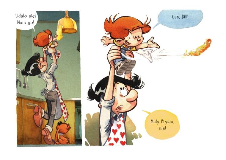 Mały Ptyś i Bill. Tom 1. Smażenie naleśników