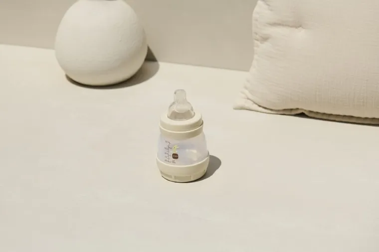 MAM, Perfect Start, butelka antykolkowa, beż, 130 ml