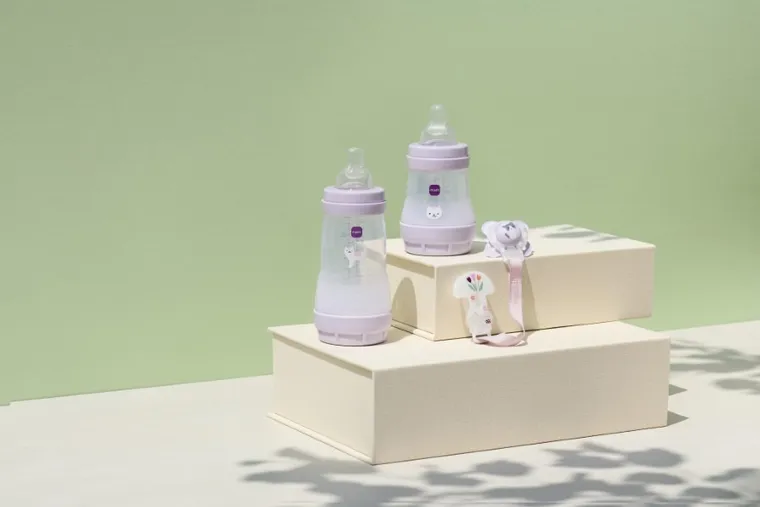 MAM, Perfect Start, butelka antykolkowa, liliowy, 260 ml