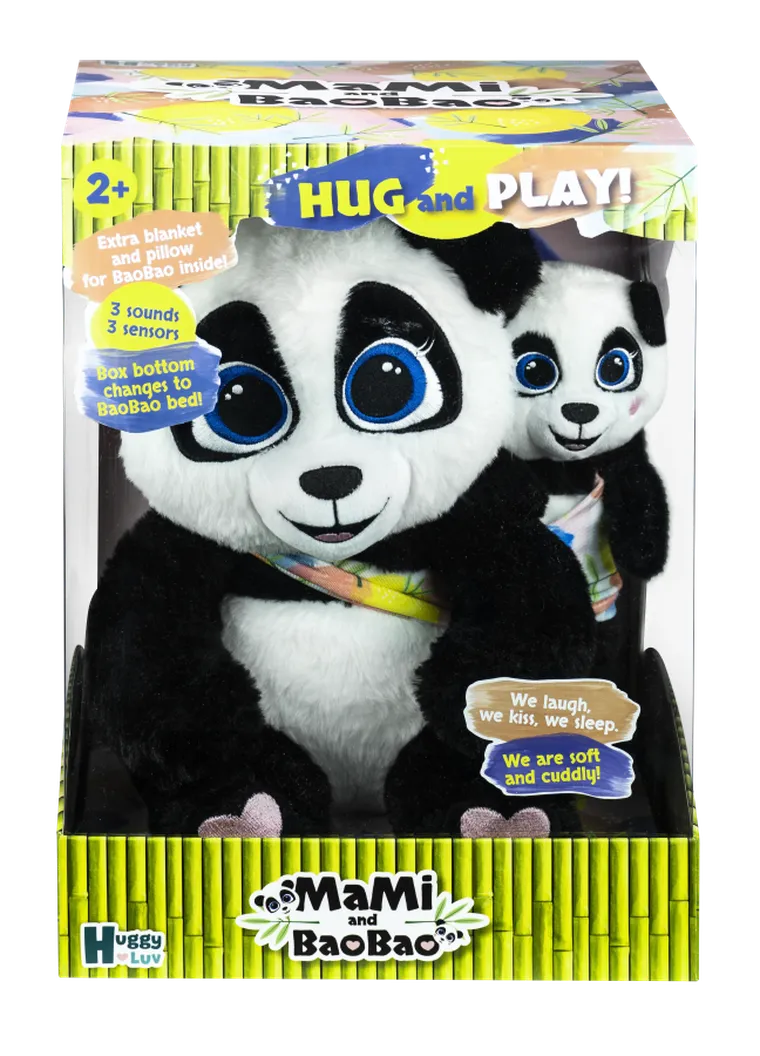 Mami and BaoBao, Mama Panda i dziecko, maskotka interaktywna